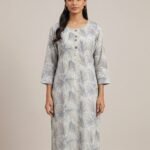 Grey Printed Kurti