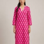 Pink Cotton Kurti